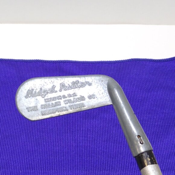 Midget Putter No. 18 The Rollin Wilson Co. Set of 4 Golf Clubs Made In USA VTG - Picture 1 of 11
